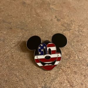 Mickey Mouse American Flag Disney Pin